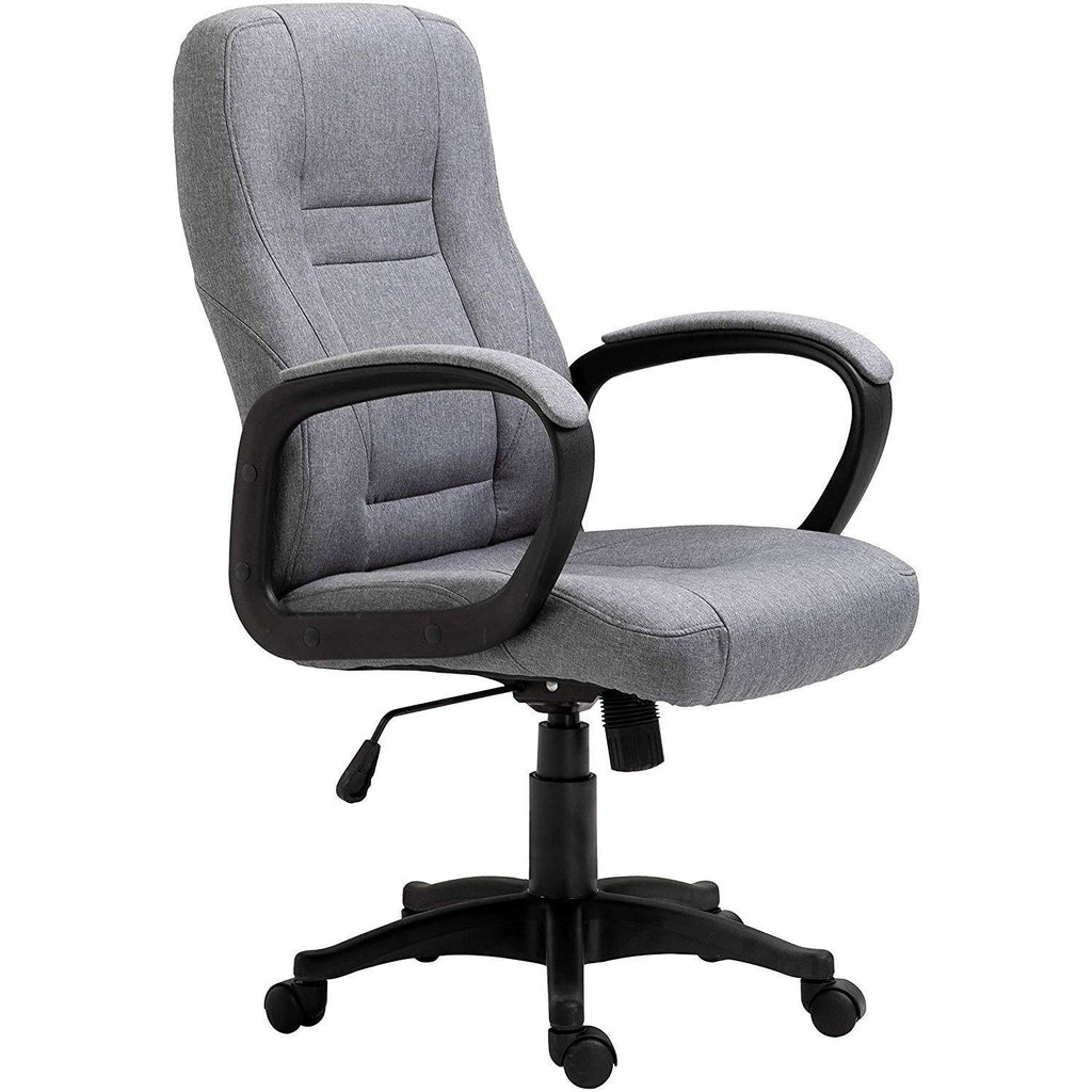 Swivel Office Desk Chair MO19 Grey Fabric | daals