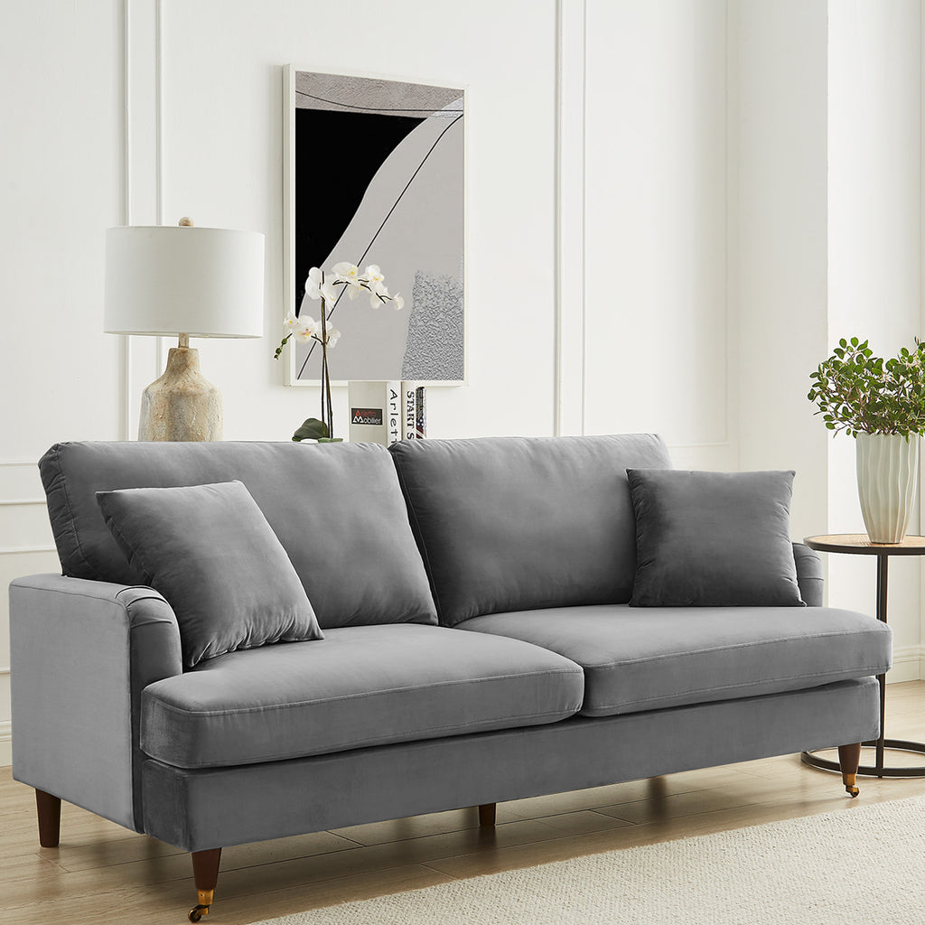 Small grey online settee