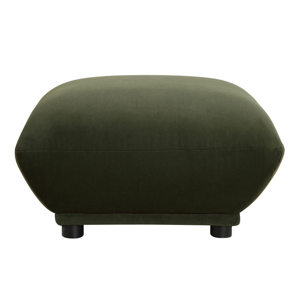 Gianni Pouffe, Moss Green Velvet | daals