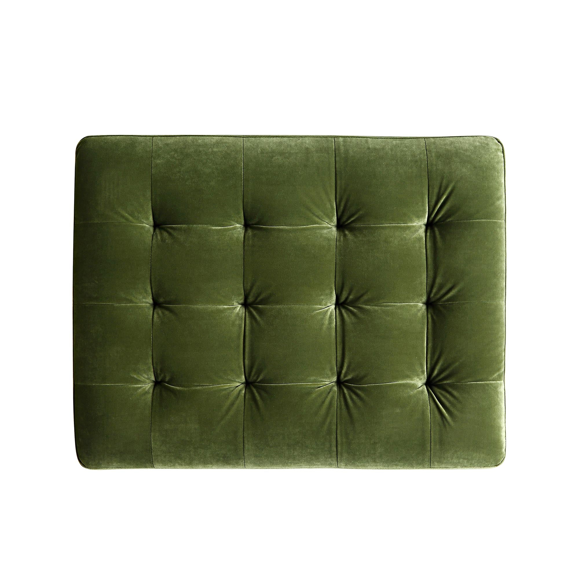 Henrietta Ottoman, Moss Green Velvet | daals