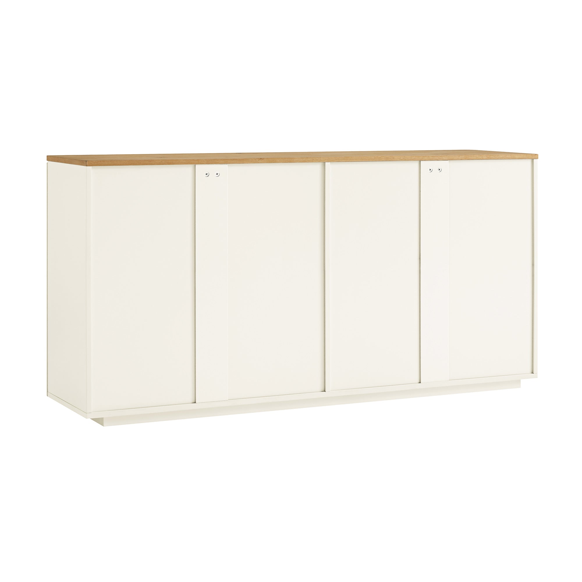 Agnes Curved Edge 150cm Wide Sideboard, White