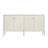 Henley Scalloped Edge 150cm Wide Sideboard, Light Sand