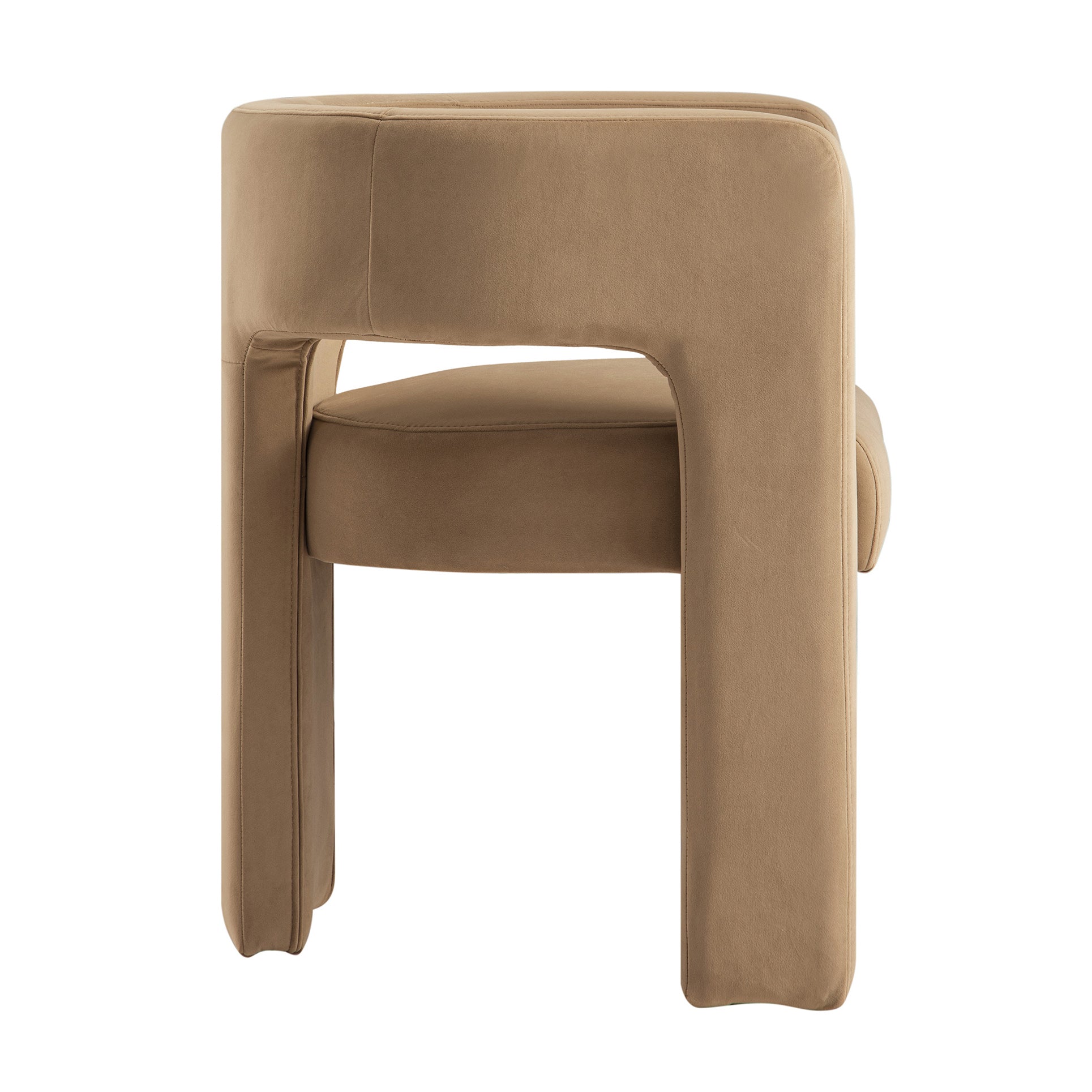 Greenwich Camel Velvet Dining Chair