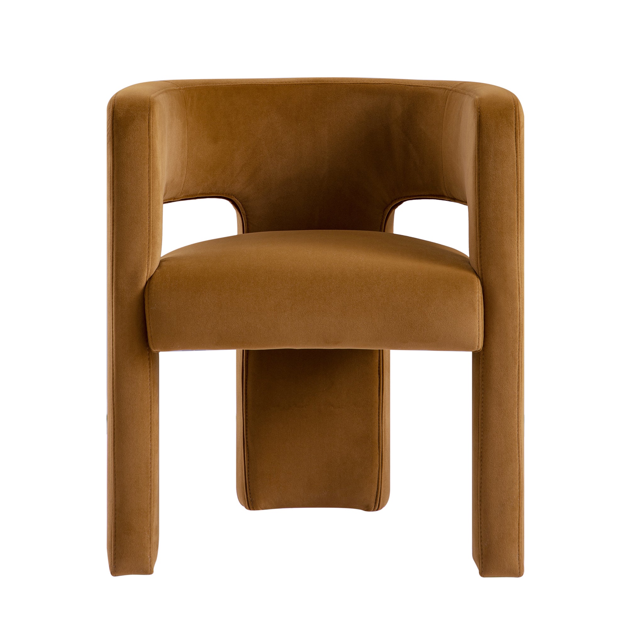 Greenwich Cinnamon Velvet Dining Chair