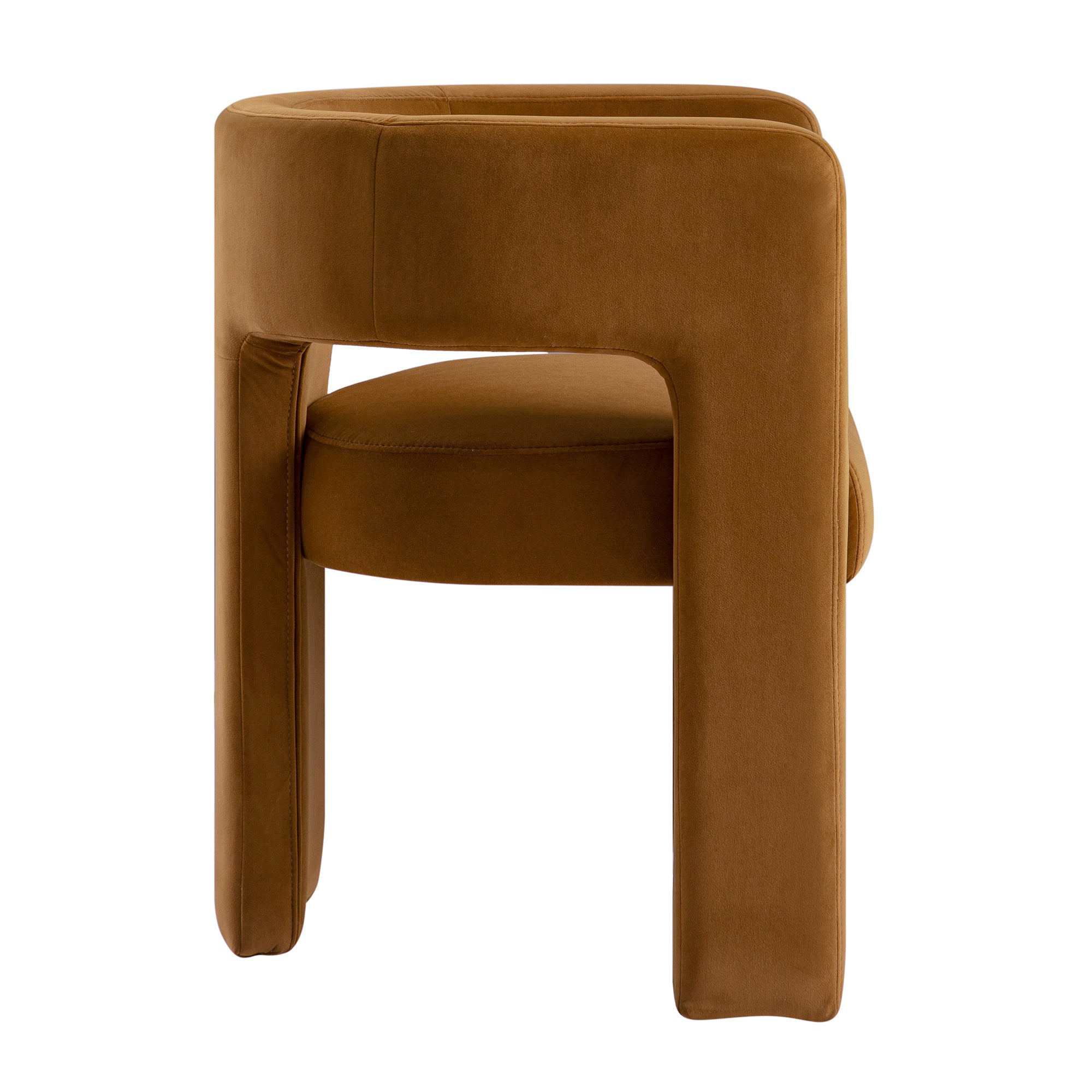 Greenwich Cinnamon Velvet Dining Chair