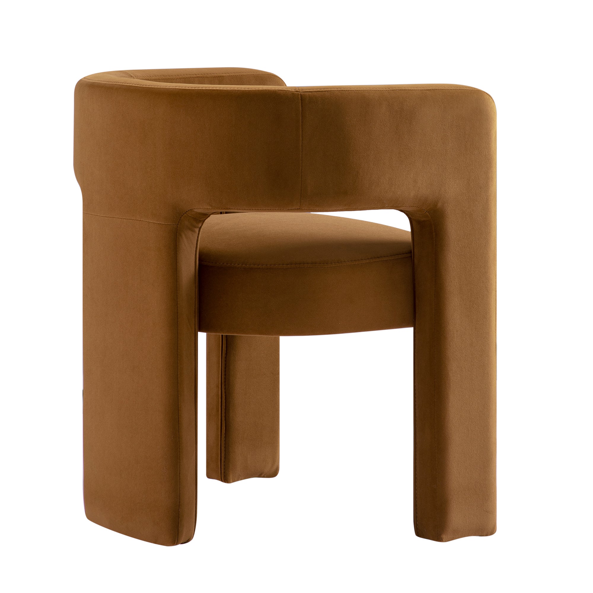 Greenwich Cinnamon Velvet Dining Chair