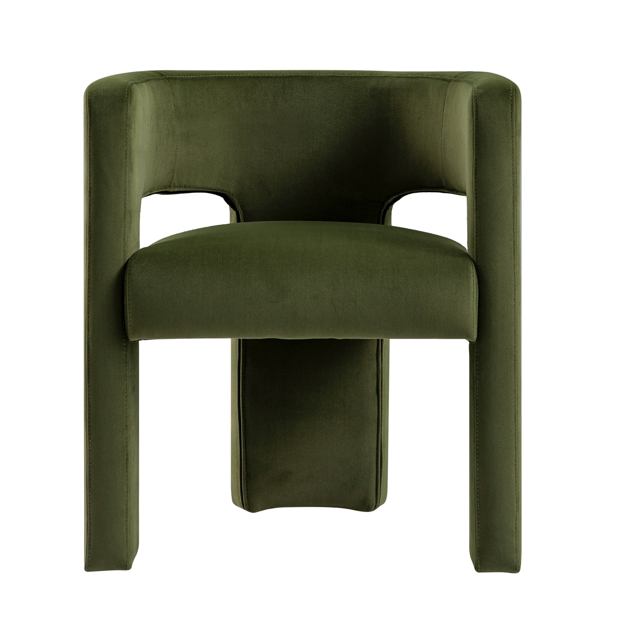 Greenwich Moss Green Velvet Dining Chair