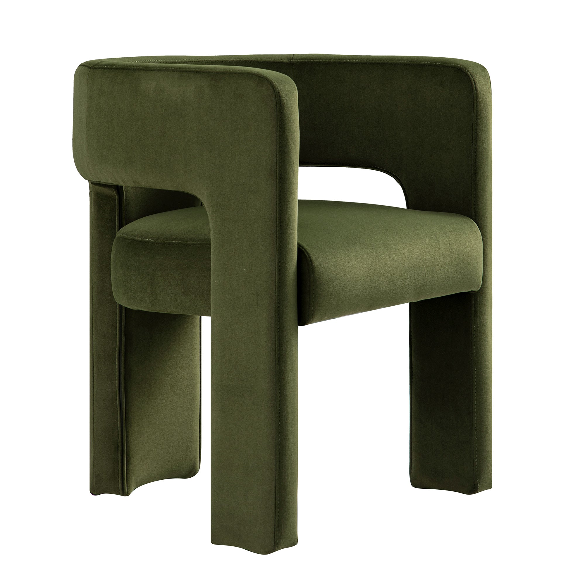 Greenwich Moss Green Velvet Dining Chair