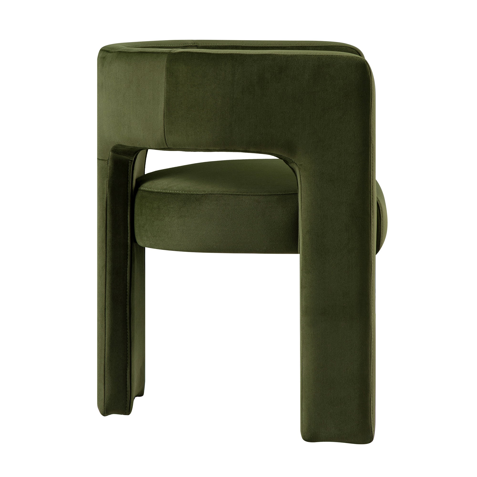 Greenwich Moss Green Velvet Dining Chair