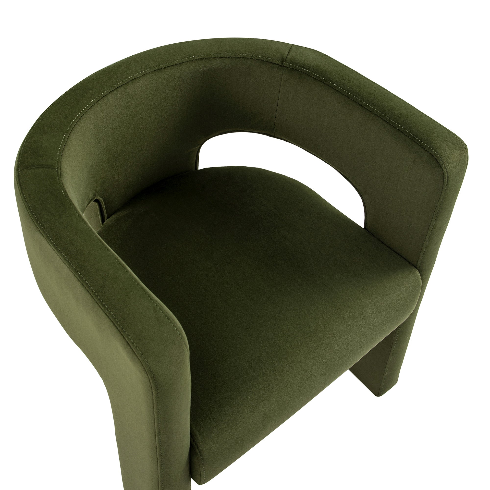 Greenwich Moss Green Velvet Dining Chair