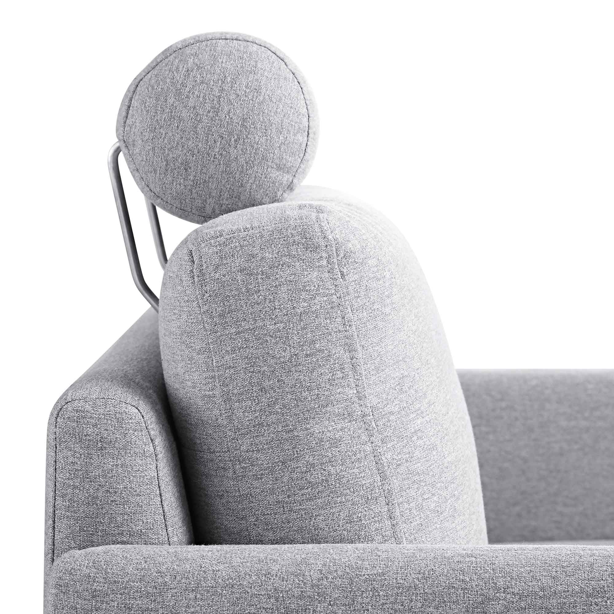 Timber Grey Marl Fabric Armchair