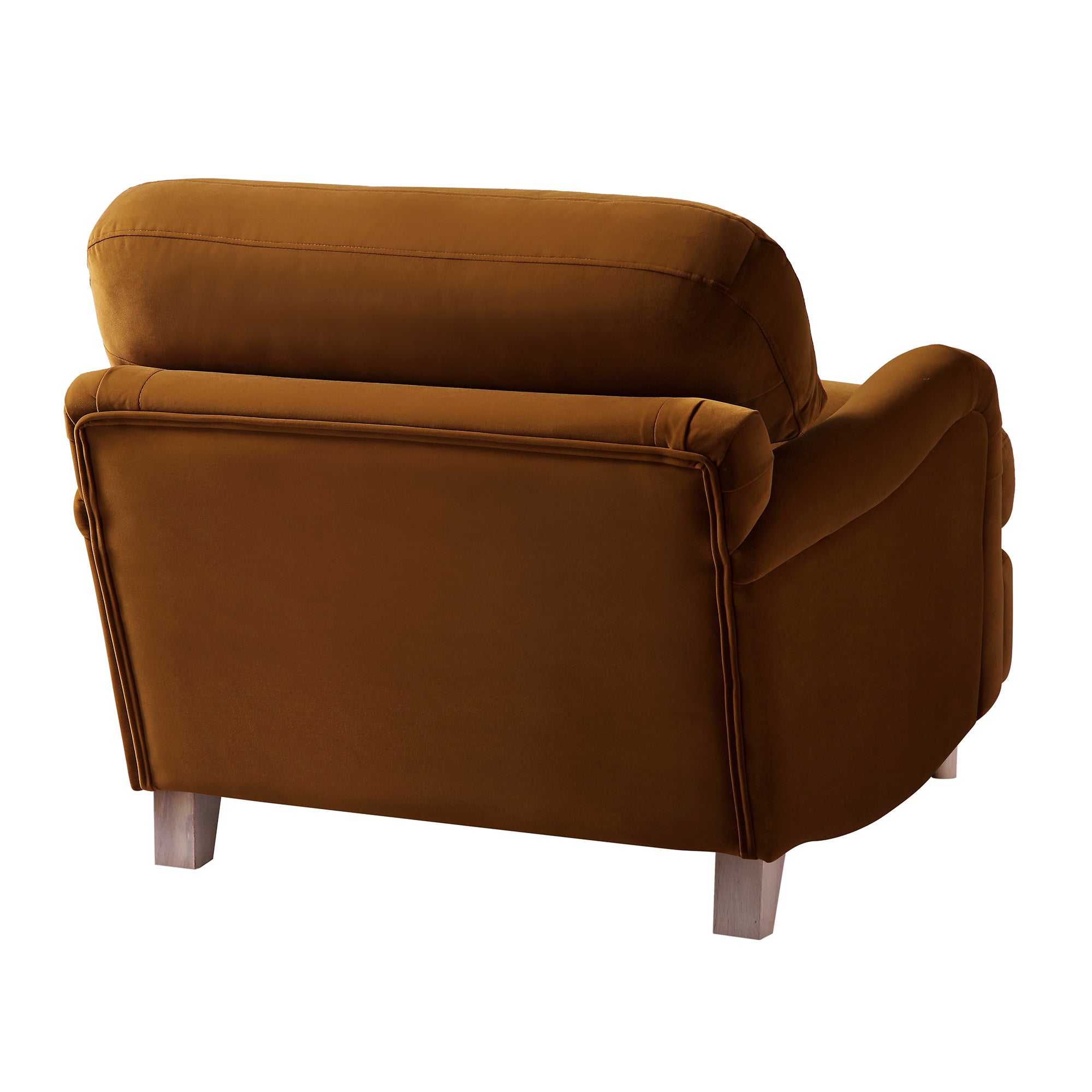 Daphnis Cinnamon Velvet Sofa, 1-Seater