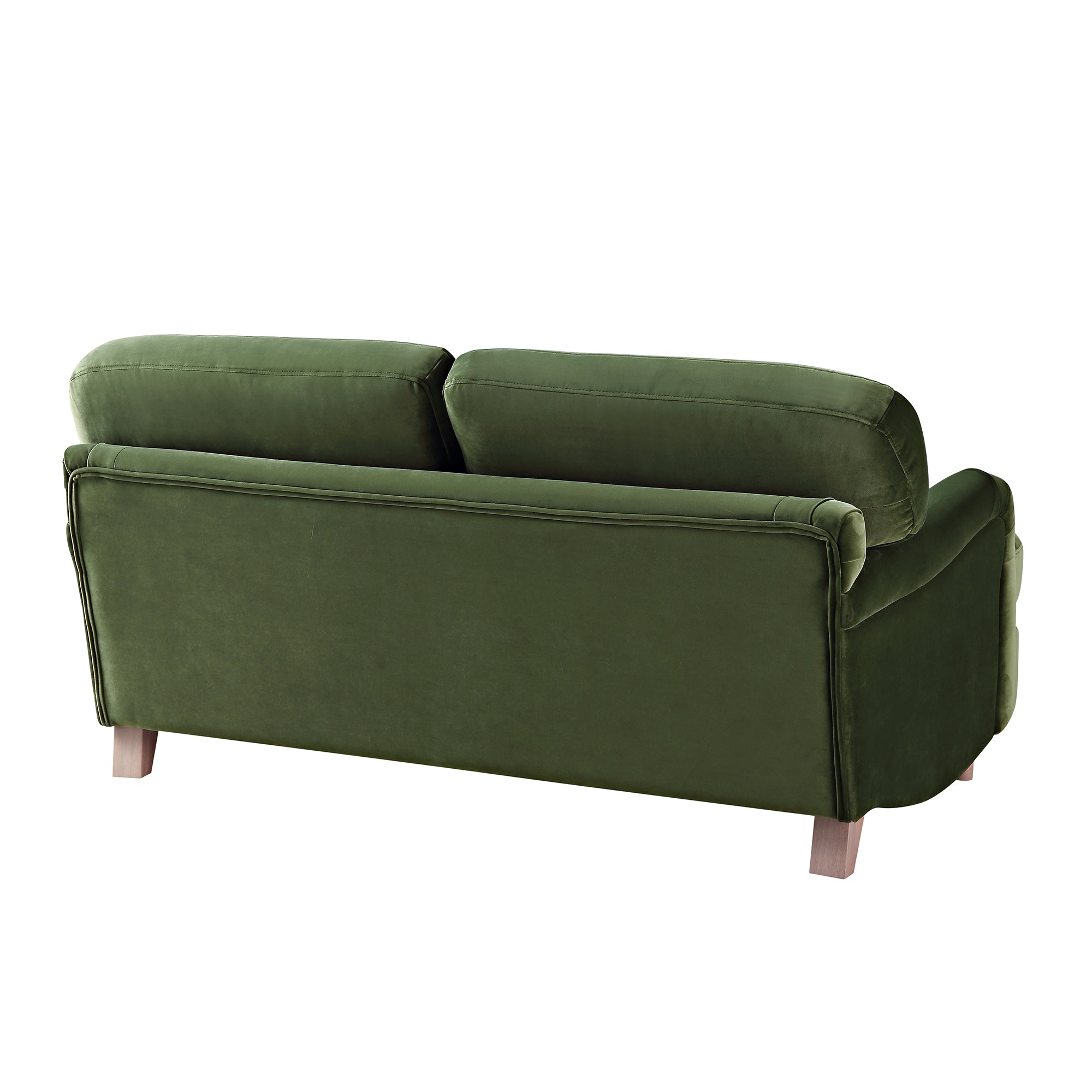 Daphnis Fern Green Velvet Sofa, 2-Seater