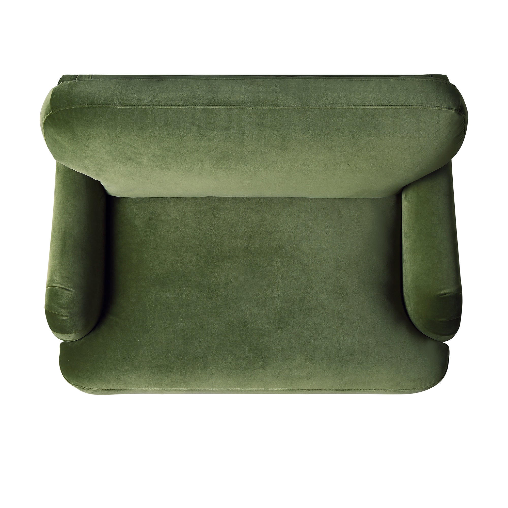 Daphnis Fern Green Velvet Sofa, Loveseat