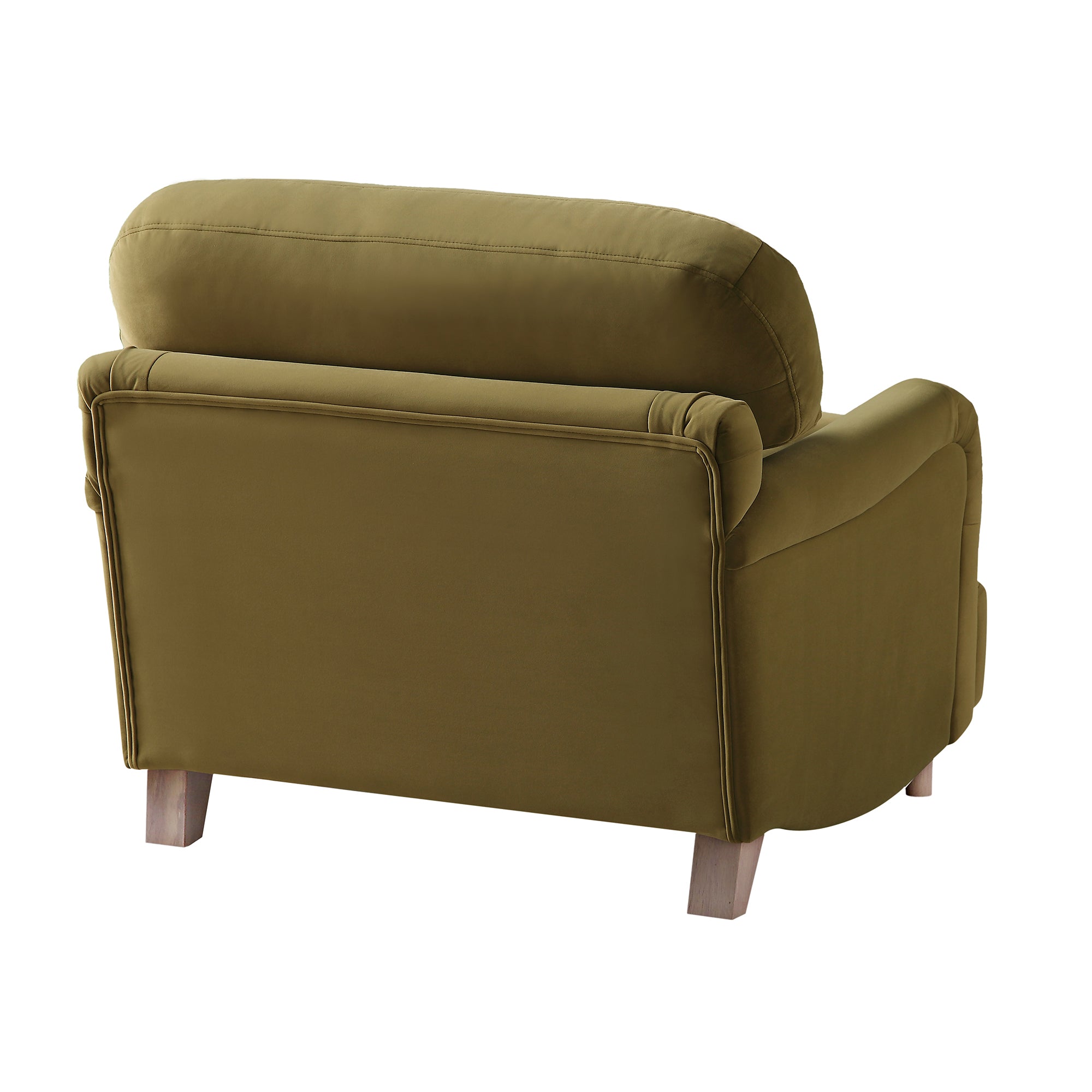 Daphnis Fudge Velvet Sofa, 1-Seater