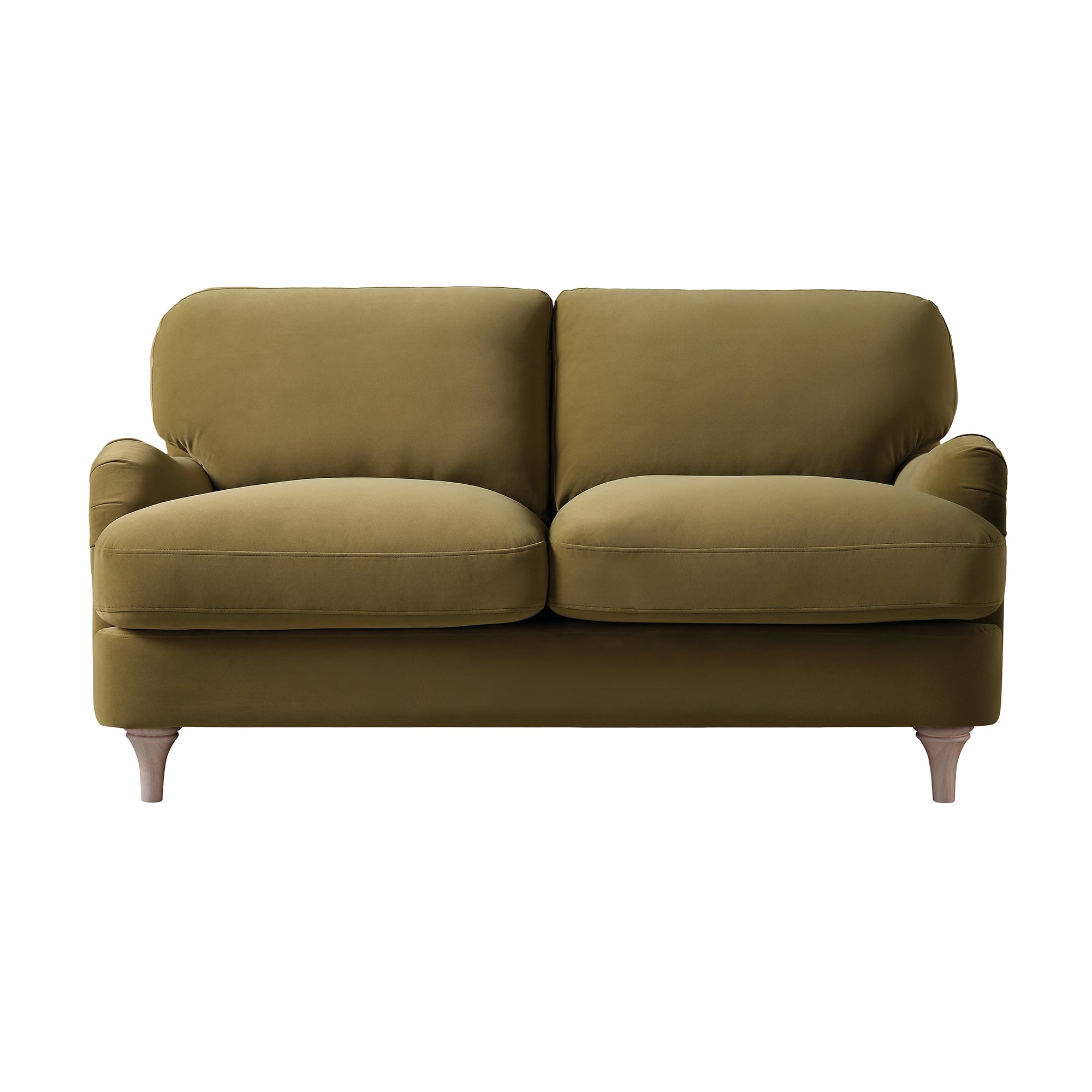 Daphnis Fudge Velvet Sofa, 2-Seater