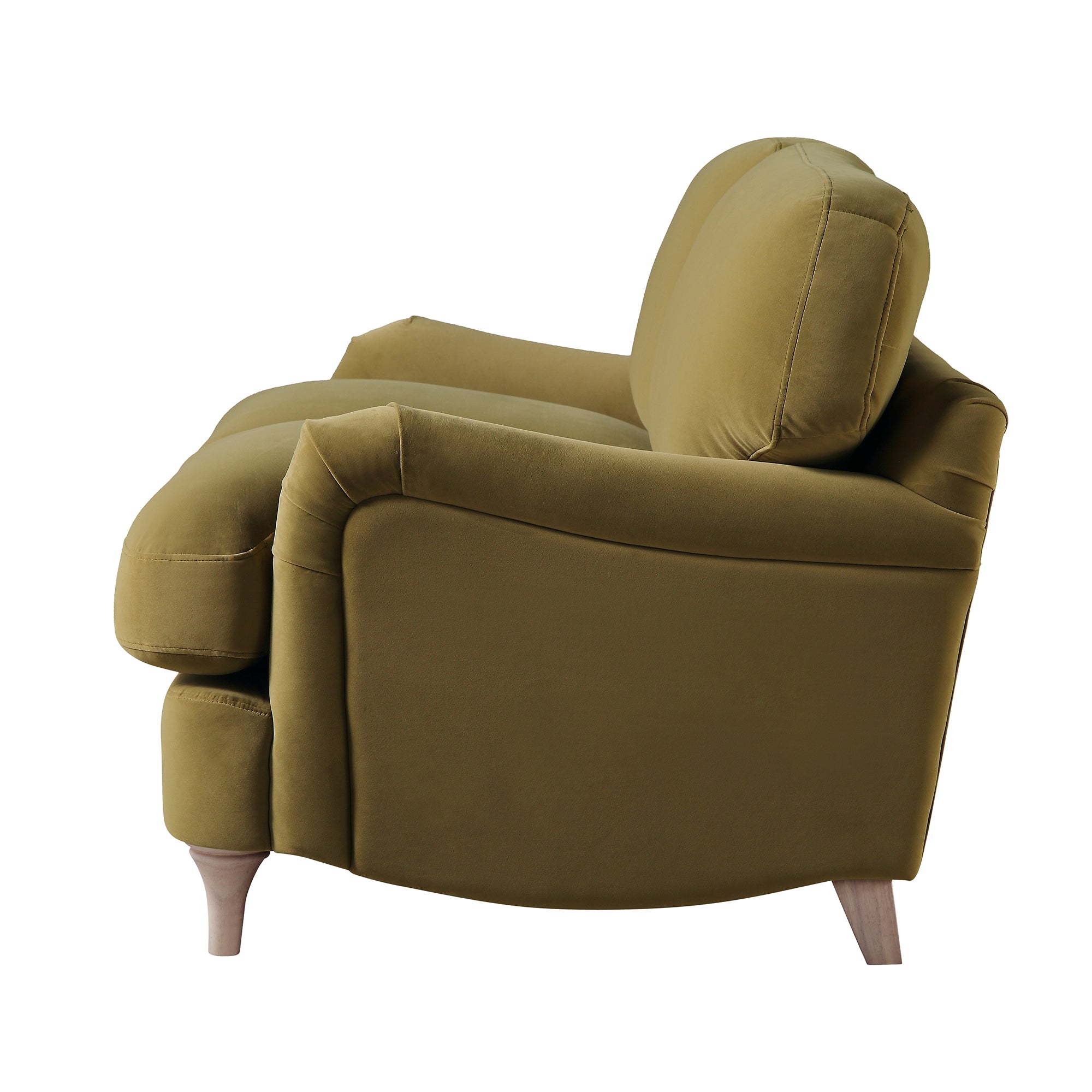 Daphnis Fudge Velvet Sofa, 2-Seater