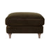 Daphnis Seaweed Velvet Sofa, Footstool