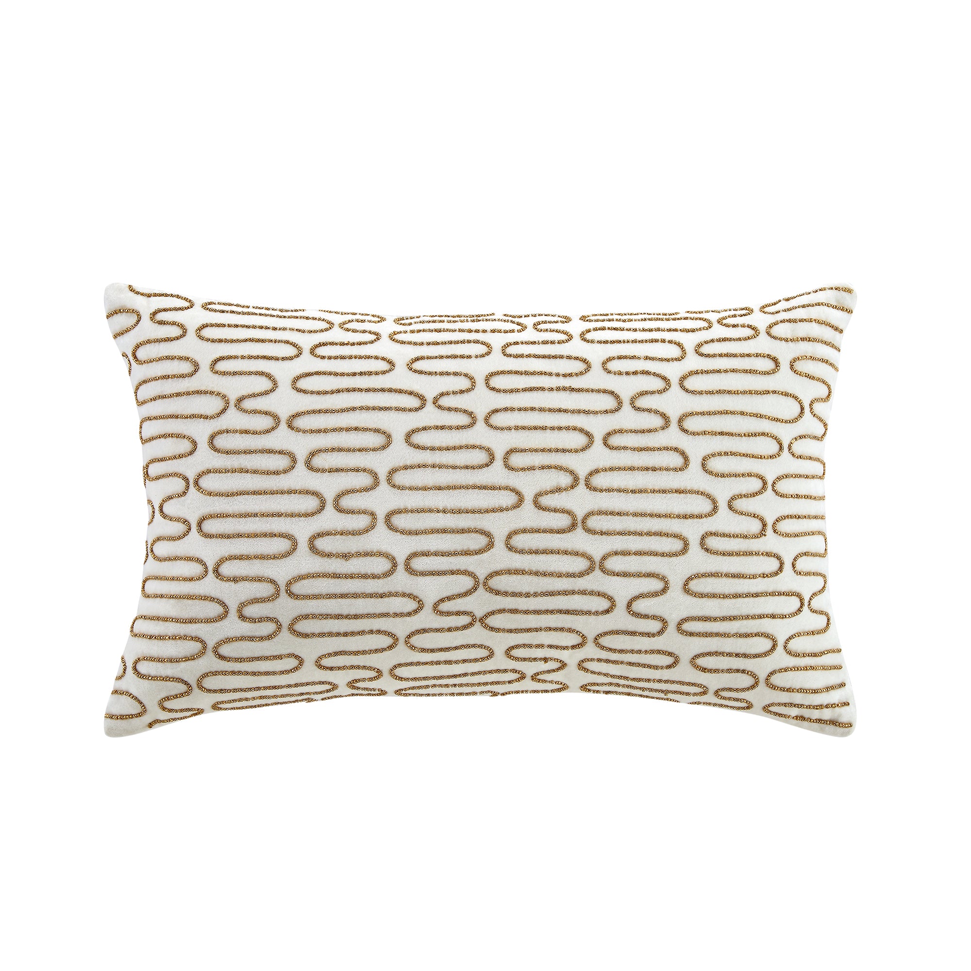 Luxe Collection Allegra Hand Beaded Velvet Cushion