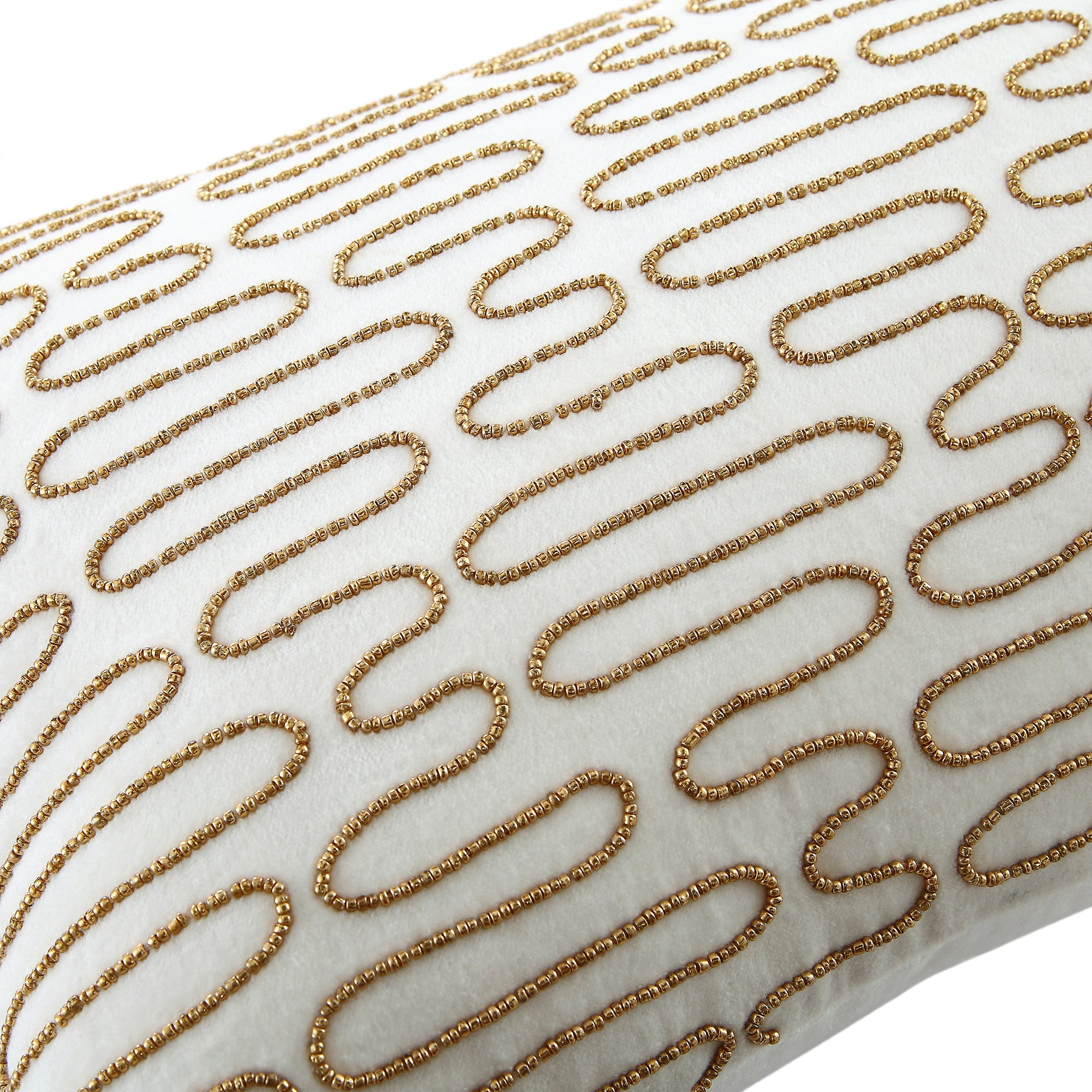 Luxe Collection Allegra Hand Beaded Velvet Cushion