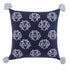 Indigo Collection Ava French Knot Navy cushion