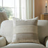 Bronte Collection Silk Slub Patchwork Cushion