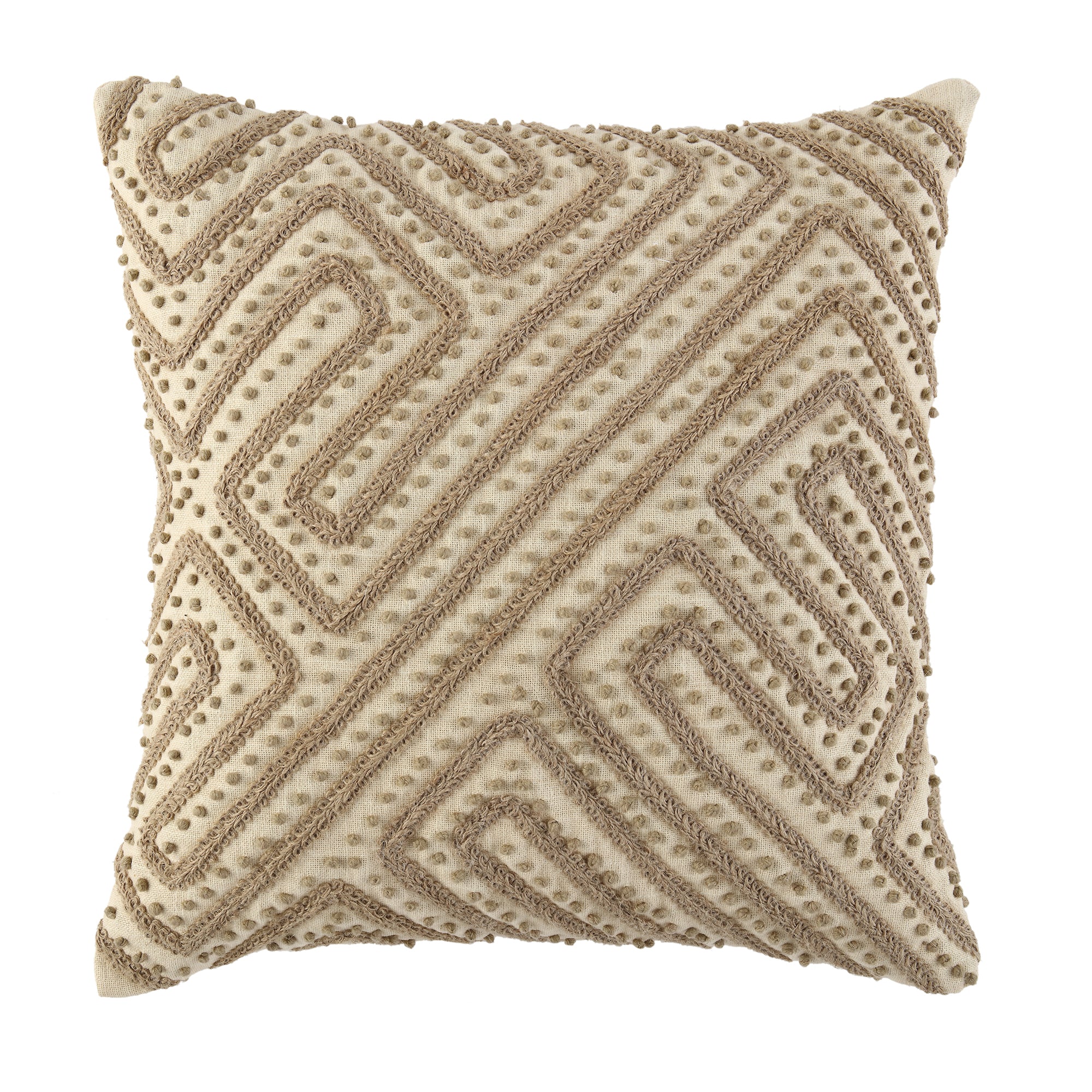 Boho Collection Inca Jute Cord Cushion