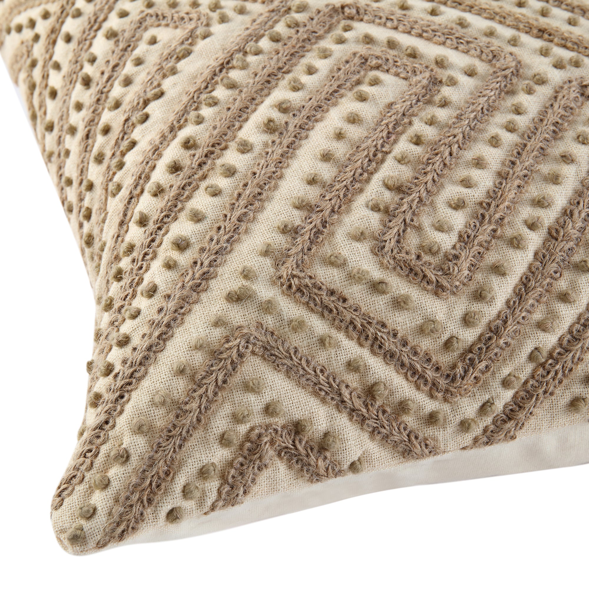 Boho Collection Inca Jute Cord Cushion