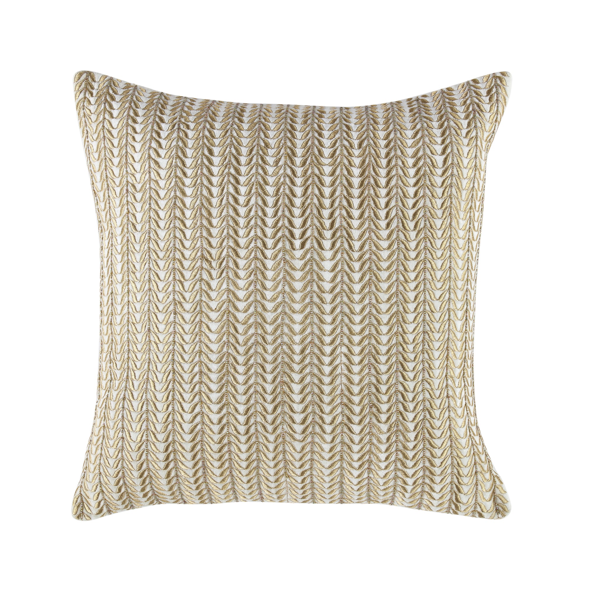 Luxe Collection Jasmine Hand Beaded Velvet Cushion