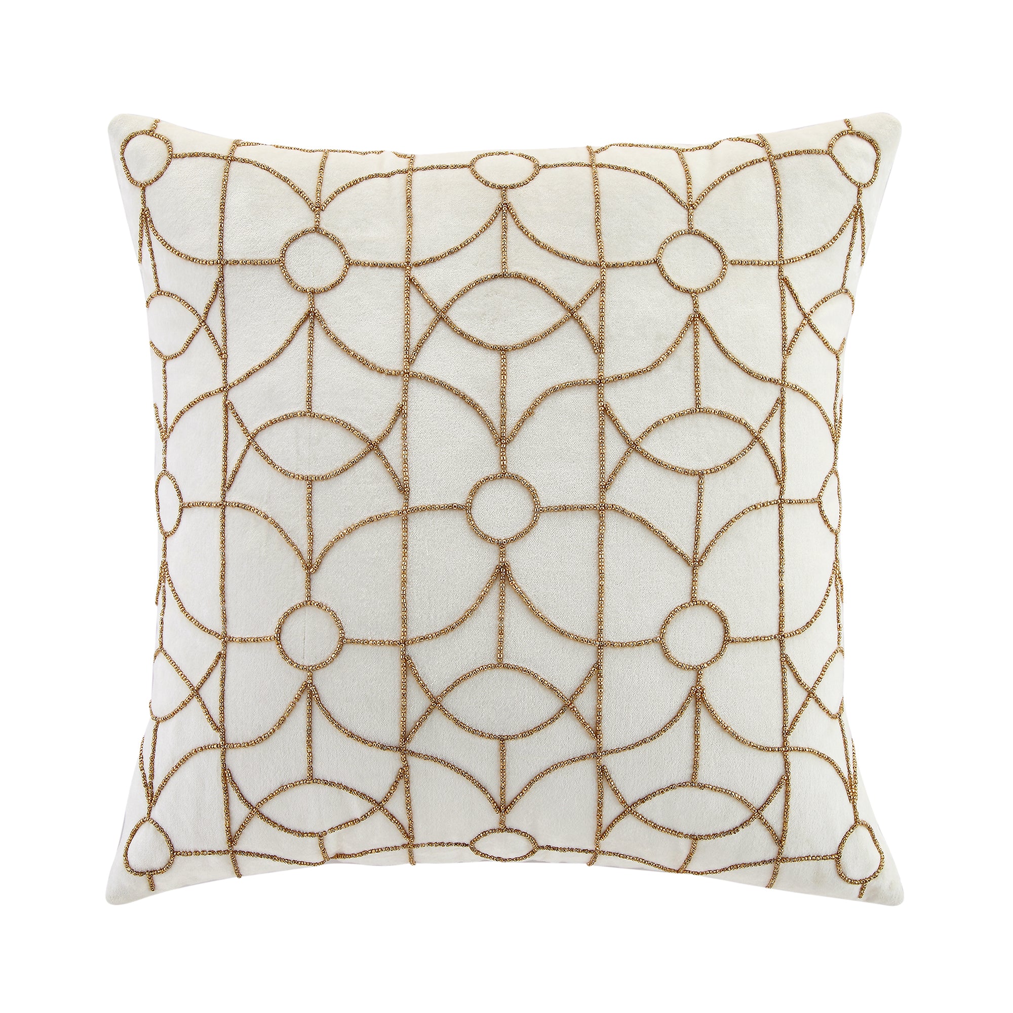 Luxe Collection Luna Hand Beaded Velvet Cushion