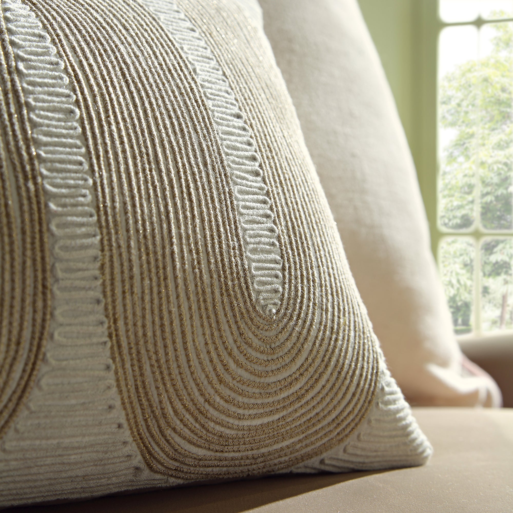 Luxe Collection Odilla Sparkle Cord Velvet Cushion