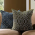 Luxe Collection Verona Beaded Moss Cotton Velvet Cushion