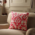 Ikat Collection Fuchsia Hand Embroidered Cushion