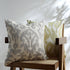 Ikat Collection Lunar Grey Hand Embroidered Cushion