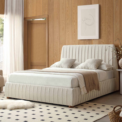 Alaina tufted deals platform bed