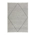 Avanti Hand Woven Salt and Pepper Diamond Bobble Wool Rug