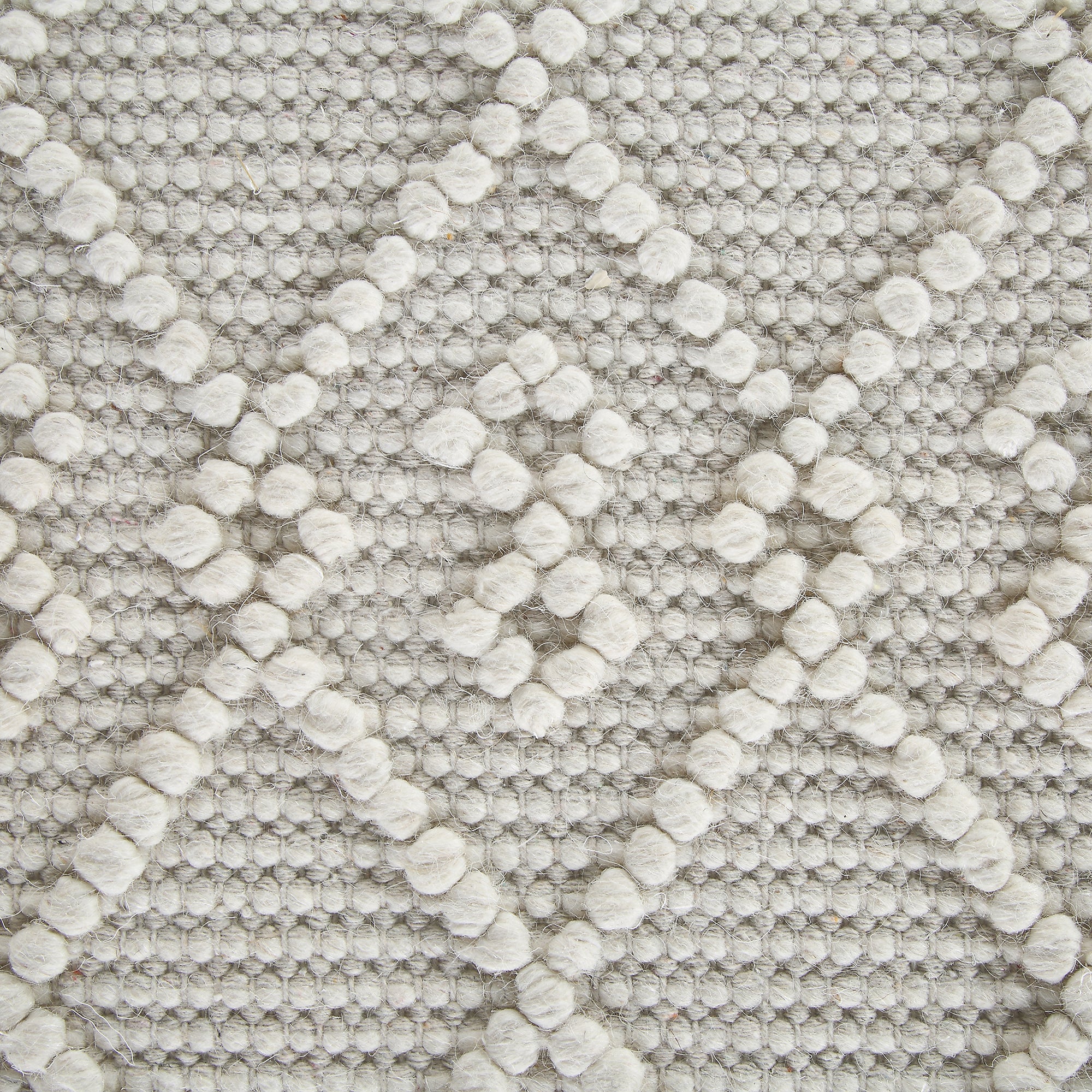 Avanti Hand Woven Cream Bobble Wool Rug