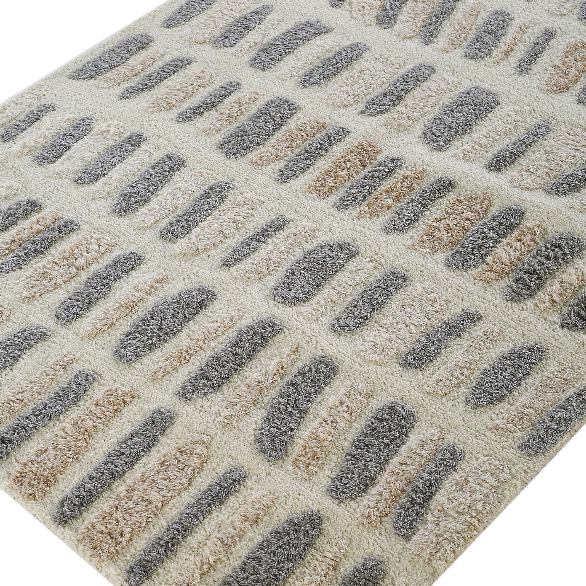 Pebble Hand Tufted New Zealand Wool Rectangular Rug