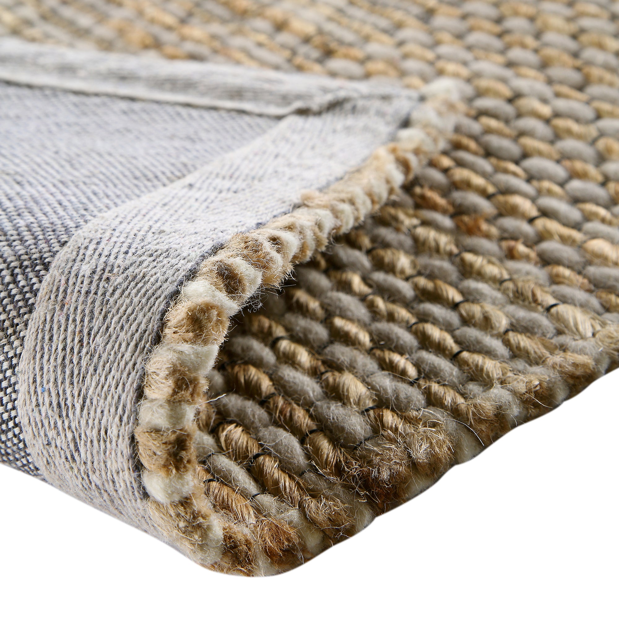 Cambria Wool and Jute Handwoven Patterned Rectangular Rug