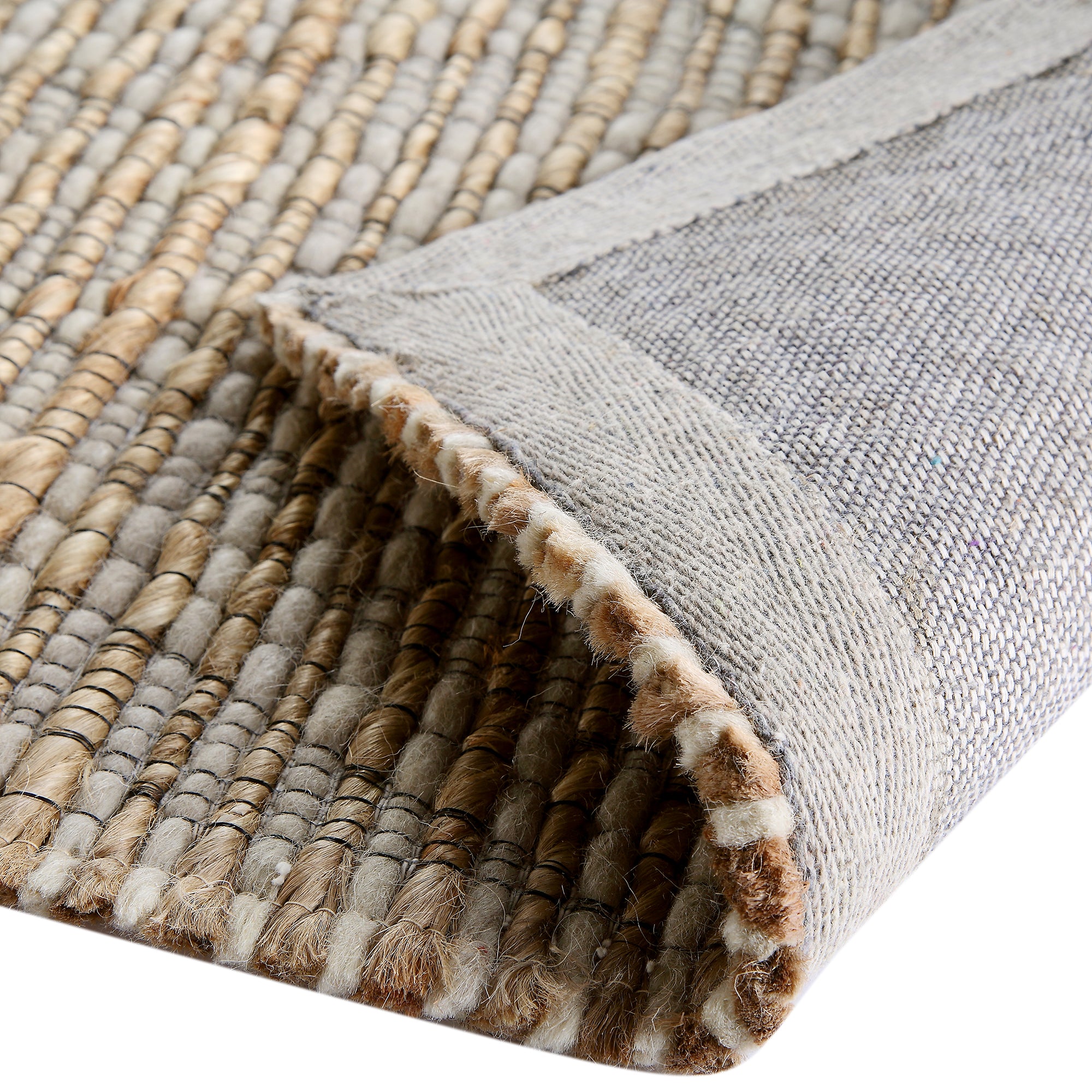 Cambria Wool and Jute Handwoven Patterned Runner