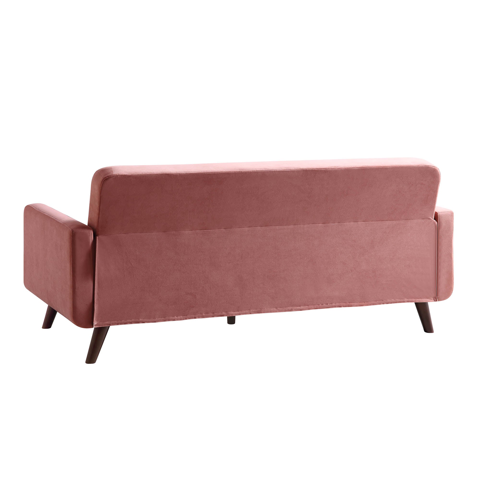 Clarence 3-Seater Sofa in Blush Pink Velvet