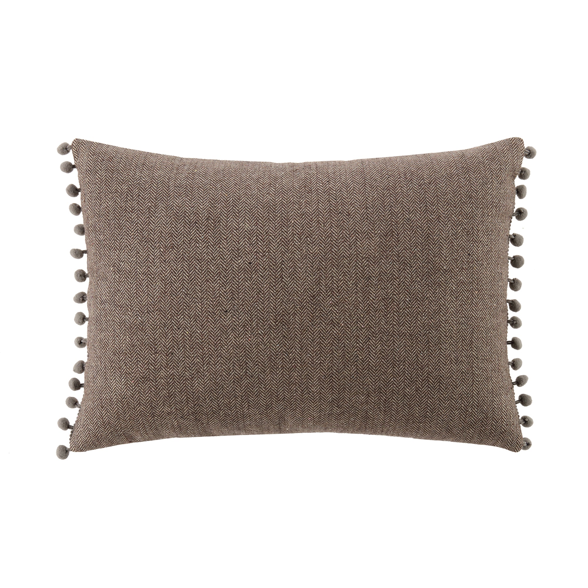 Country Collection Robin Repeat Embroidered Linen Blend Cushion