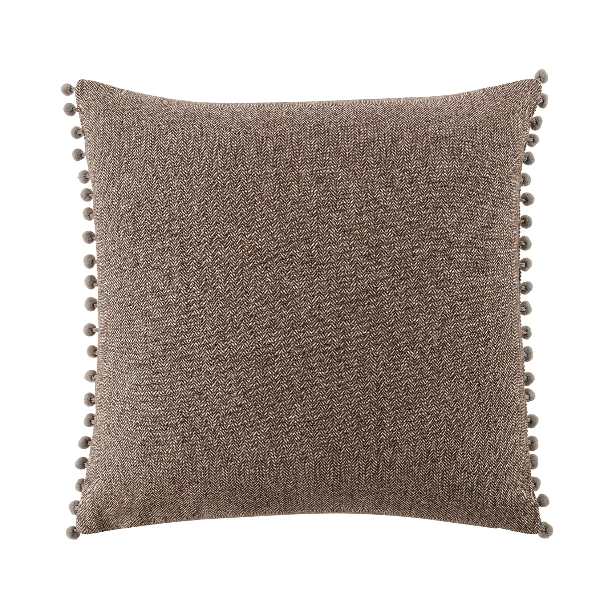 Country Collection Robin Embroidered Linen Blend Cushion