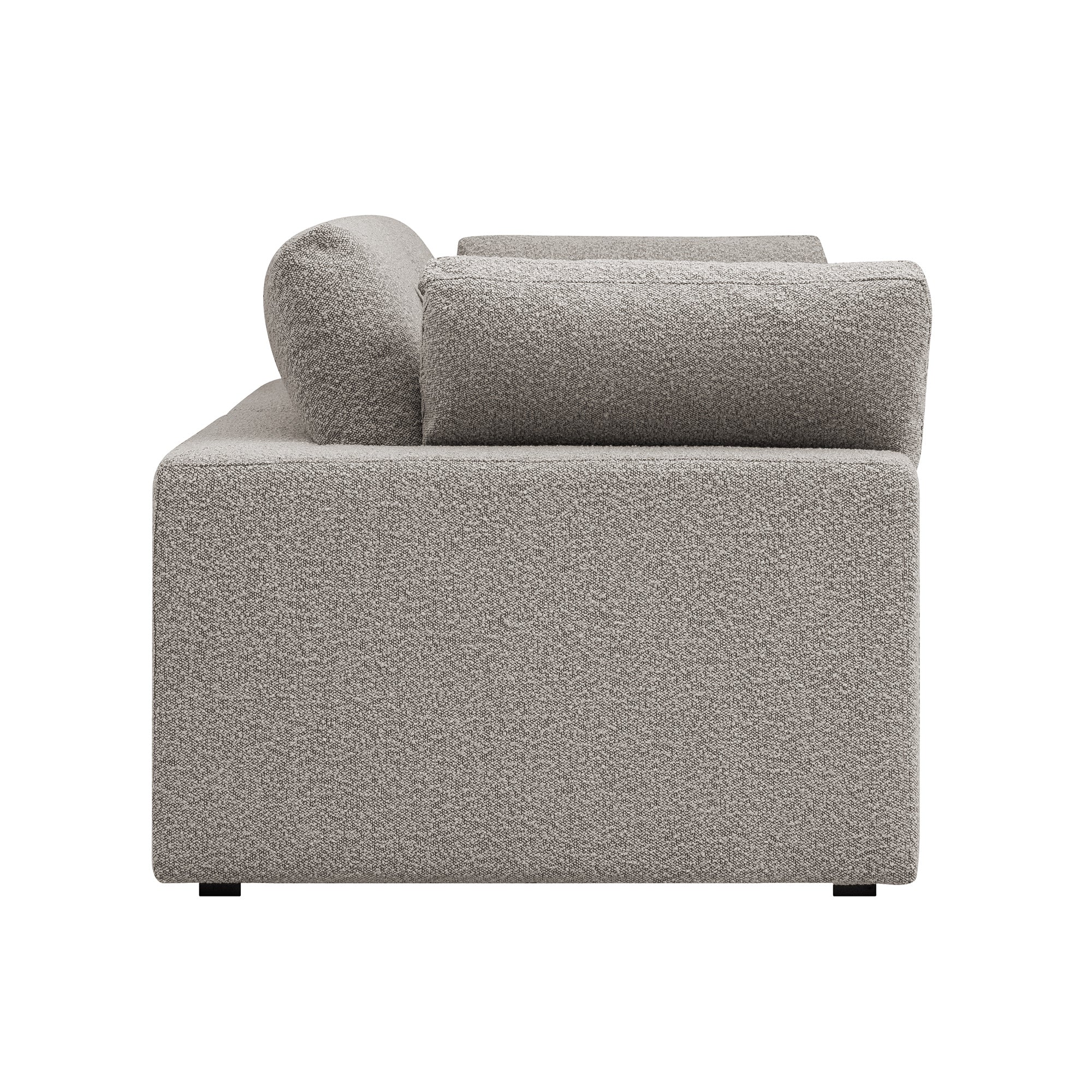 Lutyens Taupe Boucle Modular Sofa, 2-Piece