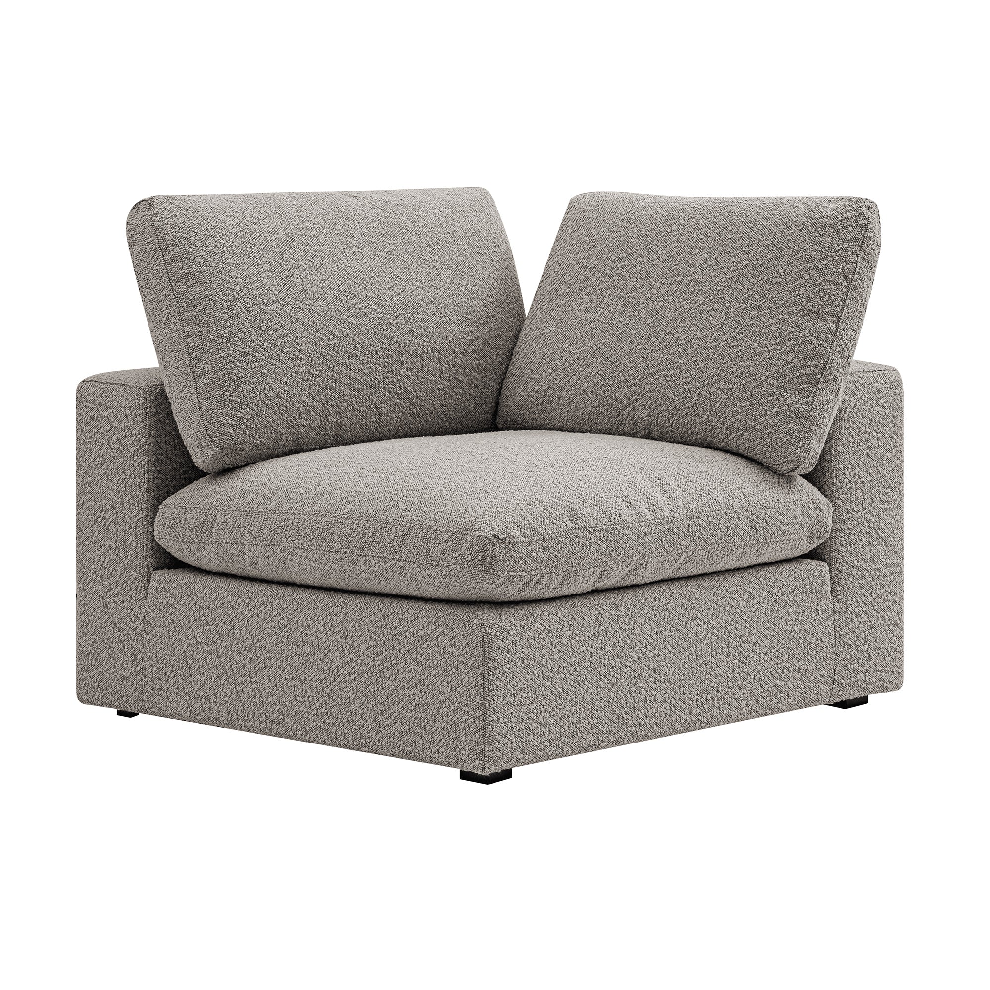 Lutyens Taupe Boucle Modular Sofa, Corner Unit