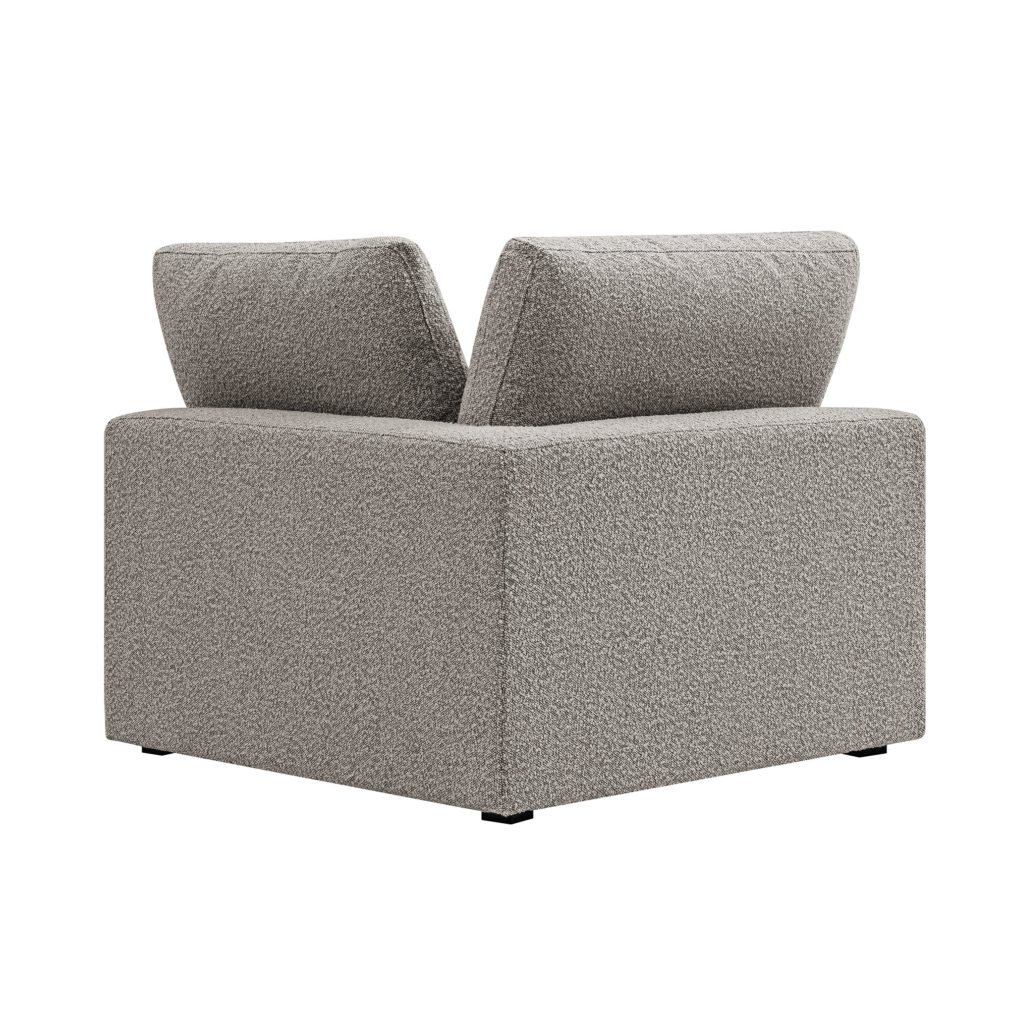 Lutyens Taupe Boucle Modular Sofa, Corner Unit