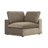 Lutyens Taupe Velvet Modular Sofa, Corner Unit