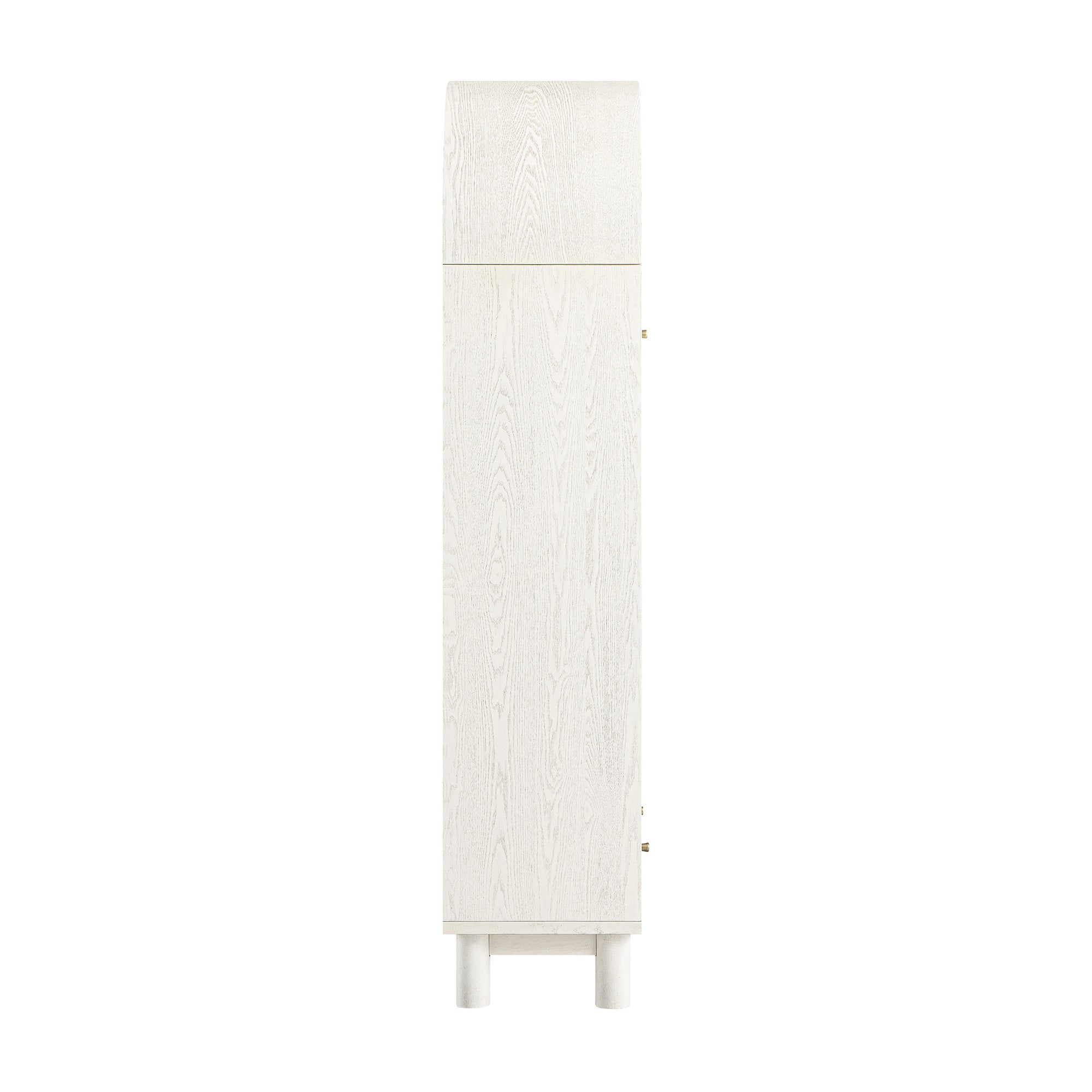 Maude Large Storage Cabinet, Washed White Ash