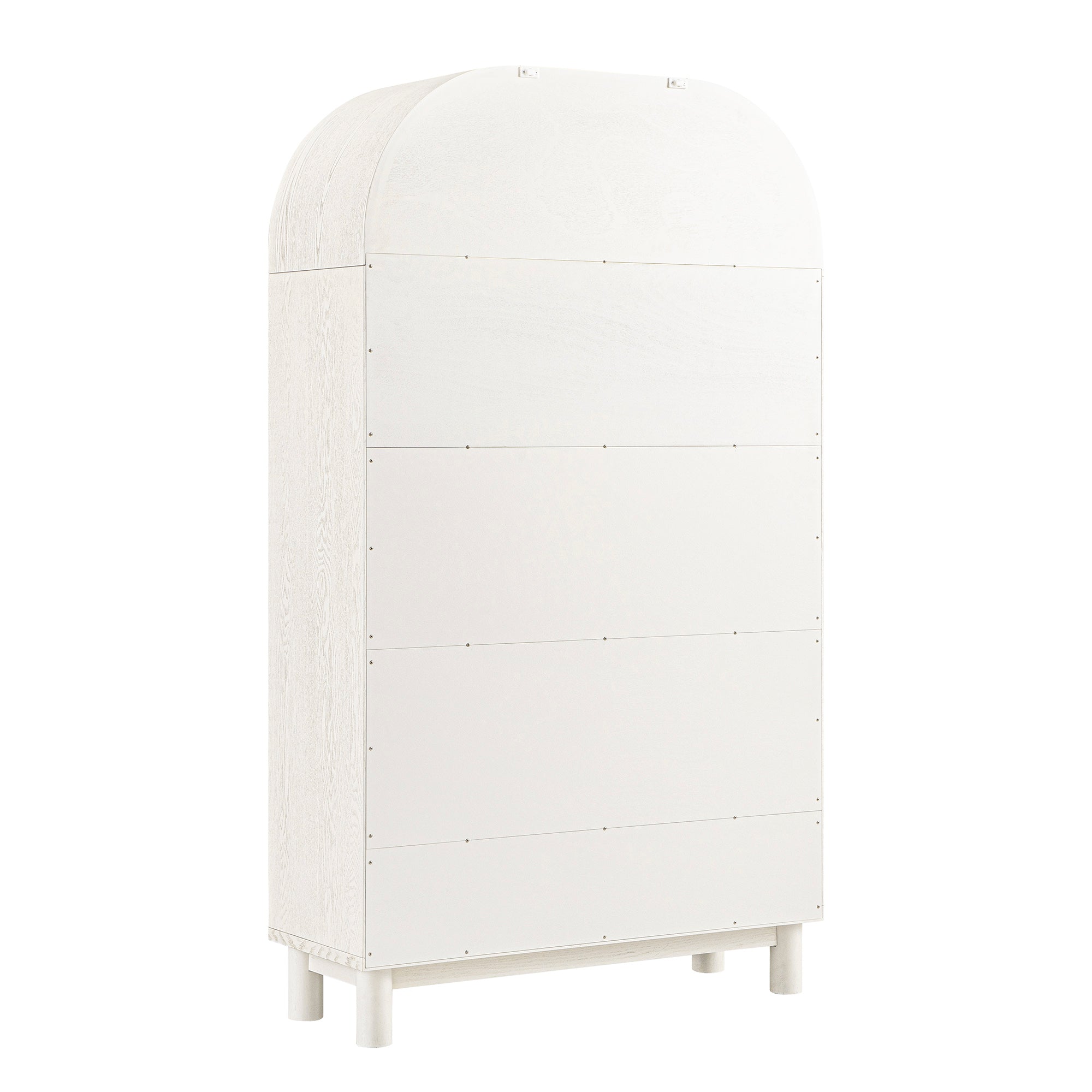 Maude Large Storage Cabinet, Washed White Ash