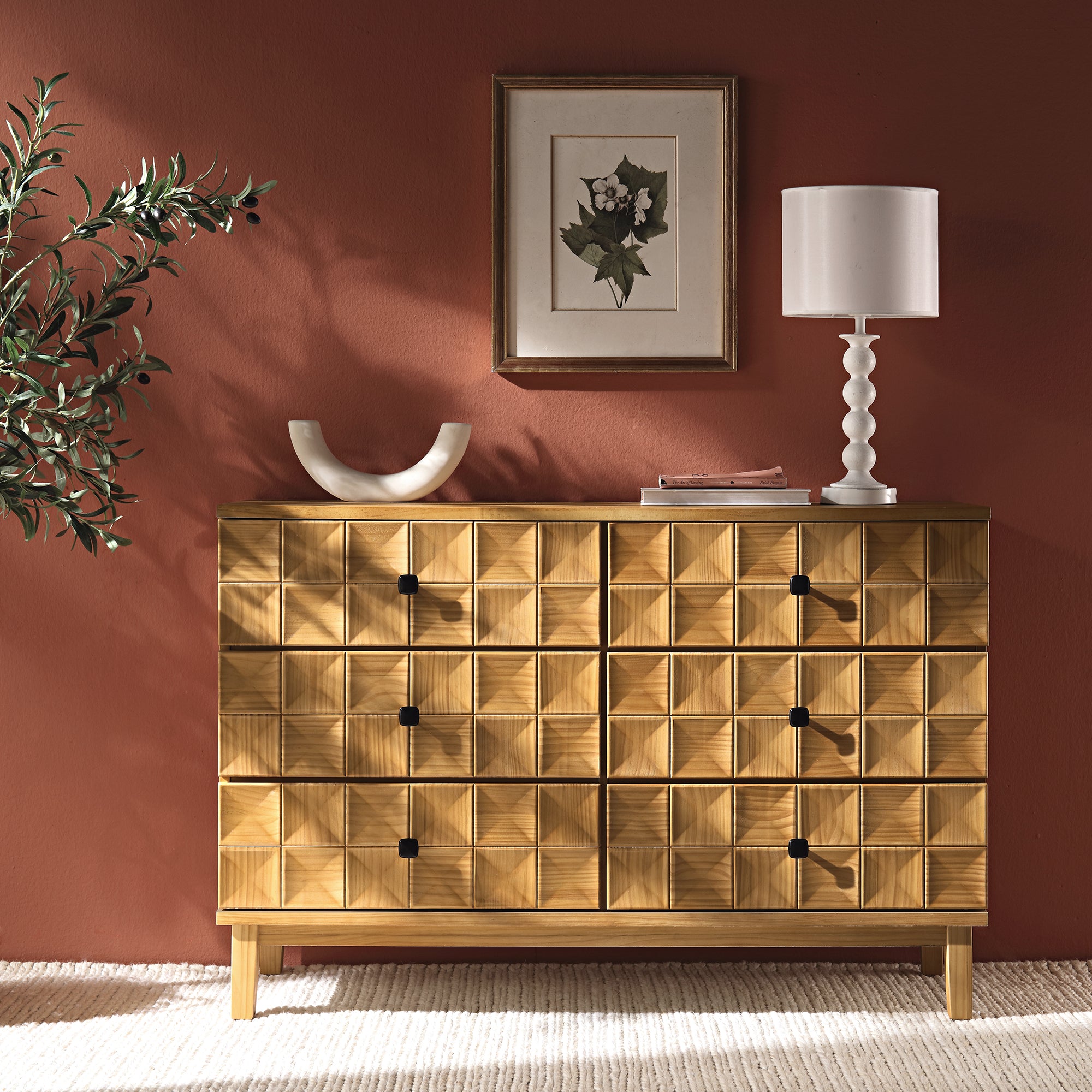 Gibbs Chest of 6 Drawers, Natural